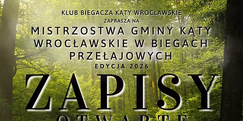 Mistrzostwa Gminy K\u0105ty Wroc\u0142awskie w Biegach Prze\u0142ajowych. Bieg 1: Krobielowice