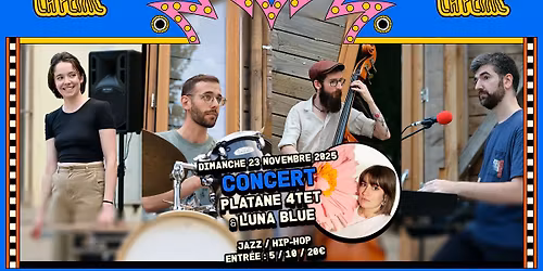 CONCERT : Platane 4tet & Luna Blue