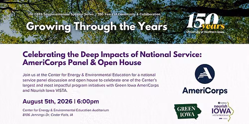 Celebrating the Deep Impacts of National Service: AmeriCorps Panel & CEEE Open House