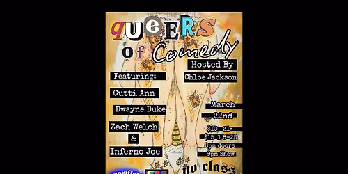 Queers of Comedy Hosted by Chloe Jackson @ No Class