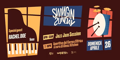 Swingin' Sunday | Jazz Jam & Aperitivo | Rachel Doe special guest
