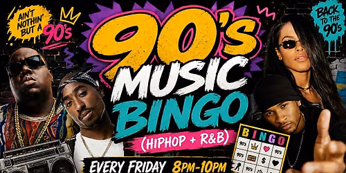 90's Music Bingo