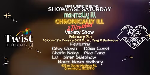 Showcase Saturday Mentally Ill, Chronically Ill, & Disabled Variety Show