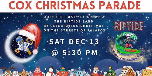 Lost Key Krewe's - COX Christmas Parade - feat. RIPTIDE