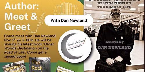 AUTHOR MEET & GREET WITH DAN NEWLAND NOV 5TH 6-8PM