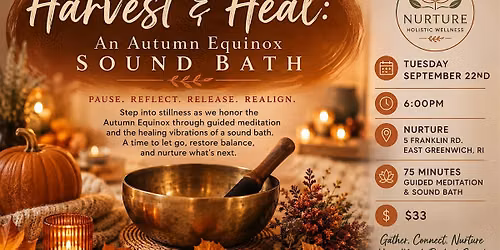 Harvest & Heal: An Autumn Equinox Sound Bath