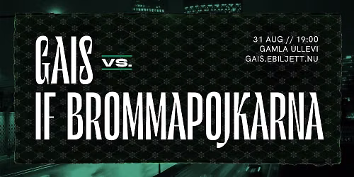 GAIS - IF Brommapojkarna i Allsvenskan