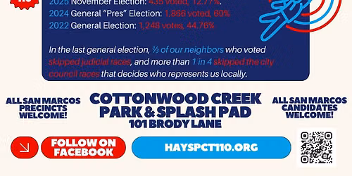 Get Out the Vote Precinct 110