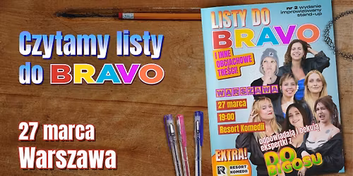 "Do bigosu!" prezentuj\u0119: LISTY DO BRAVO I Matan, R\u00f3\u017calska, Podwysocka, G\u00f3rniak, Pa\u0144czyk