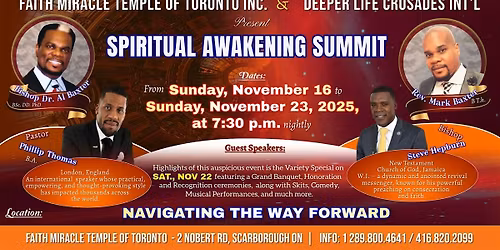 THE SPIRITUAL AWAKENING SUMMIT 2025