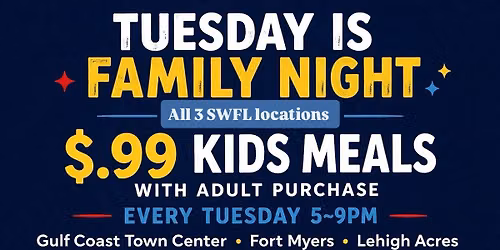 Family Night at Zaxby\u2019s! 