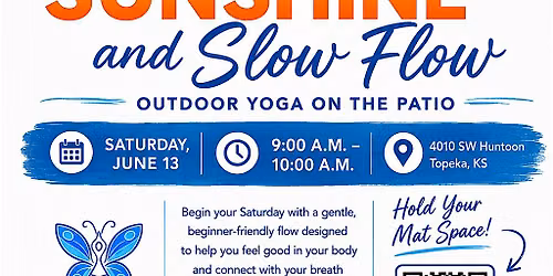 Sunshine and Slow Flow Yoga (outdoor event)