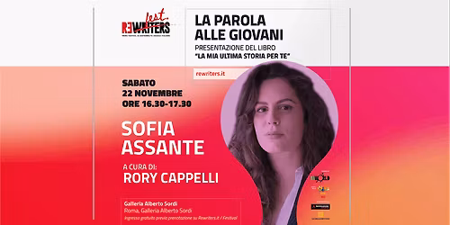 La parola alle giovani: incontro con Sofia Assante
