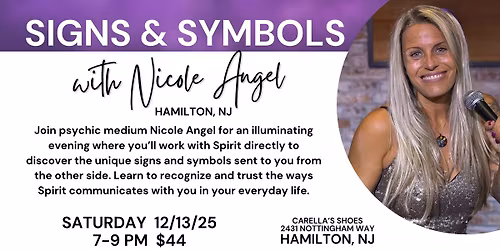 Signs & Symbols Workshop with Nicole Angel