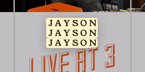 Live Music Every Sunday!  Jayson Kayne