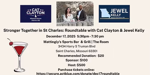 Stronger Together in St. Charles: Roundtable with Cat Clayton & Jewel Kelly