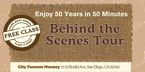 Behind the Scenes Tour \ud83d\ude9c\ud83c\udf3b