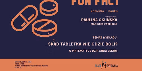 Fun Fact | Sk\u0105d tabletka wie, gdzie boli? | Komedia + Nauka