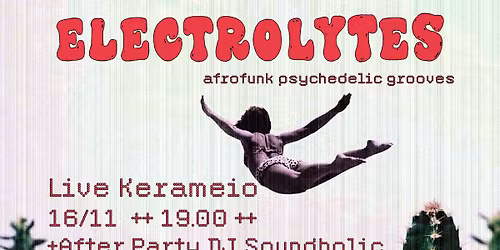 Electrolytes Live + After Party @ Kerameio
