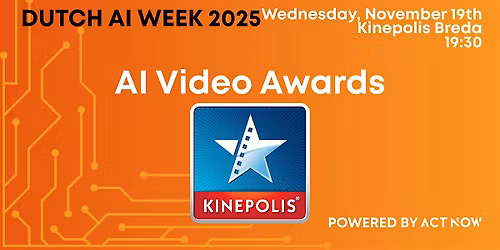 AI Video Awards 2025 - Dutch AI Week