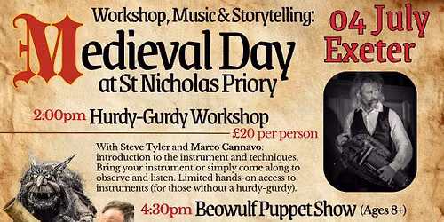 Medieval Day: Workshop, Music & Storytelling