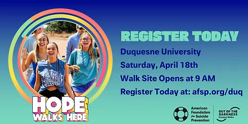 Out of the Darkness Duquesne University Campus Walk