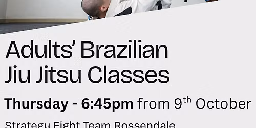 Brazilian Jiu Jitsu for Adults