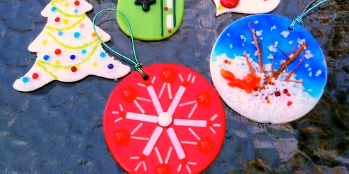 Fused Glass Christmas Ornaments