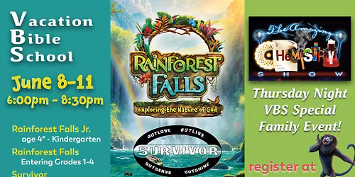Rainforest Falls Vacation Bible School & Survivor