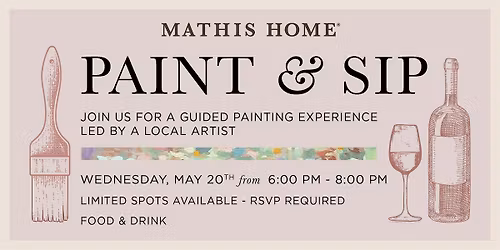 Paint & Sip at Mathis Home Indio