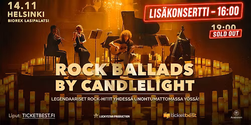 ROCK BALLADS BY CANDLELIGHT. HELSINKI