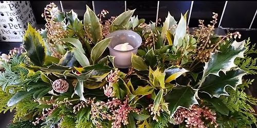 Floristry Christmas Table Decoration Workshop 