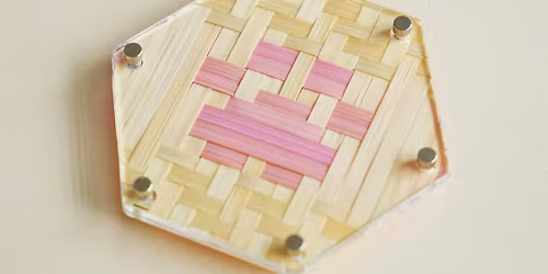 Pixel Art: Bamboo Weaving Coaster Workshop