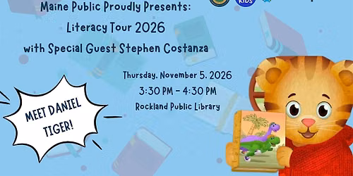 Maine Public Presents Literacy Tour 2026 with Stephen Costanza