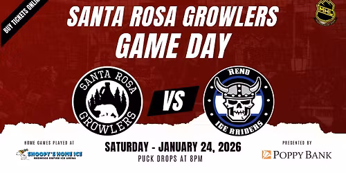 Santa Rosa NorCal Hockey - Growlers vs Ice Raiders