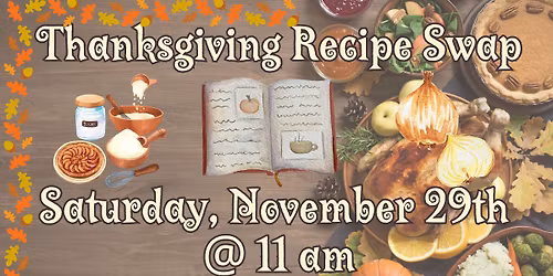 Thanksgiving Recipe Swap