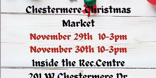 11th Annual Chestermere Christmas Market