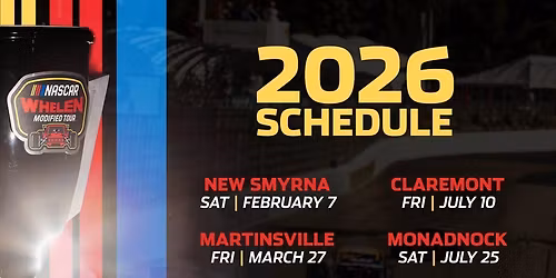 NASCAR Whelen Modified Tour Race