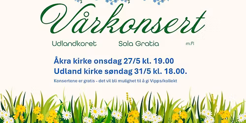 Gratis v\u00e5rkonsert