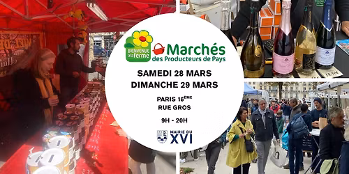 MARCH\u00c9 DES PRODUCTEURS DE PAYS - PARIS 16\u00c8ME