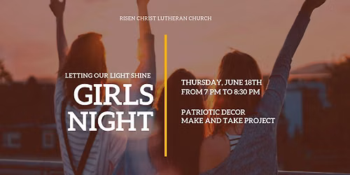 Letting Our Light Shine Girls Night