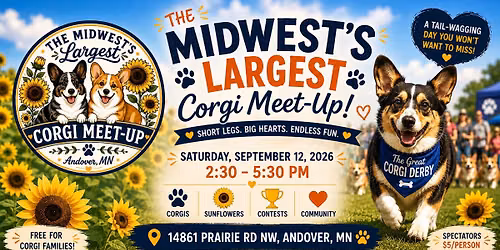 The Midwest's Largest Corgi Meet-up