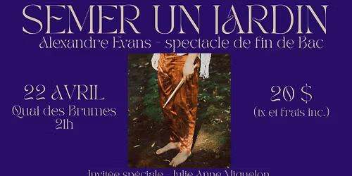 Semer un jardin - Spectacle de fin de Bac