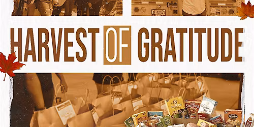 Harvest of Giving - Thanksgiving Family Food Drive-Thru Giveaway