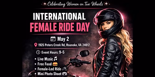 International Female Ride Day at Roanoke Valley Harley Davidson