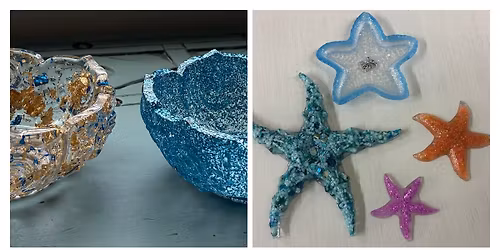 March 19th 11 am-1 pm,   \u201cChoose Your Own Design\u201d Resin Mold Class with M&E Creations