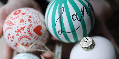 Bauble Painting Workshop