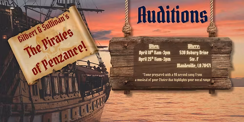 The Pirates of Penzance- Auditions Day 2