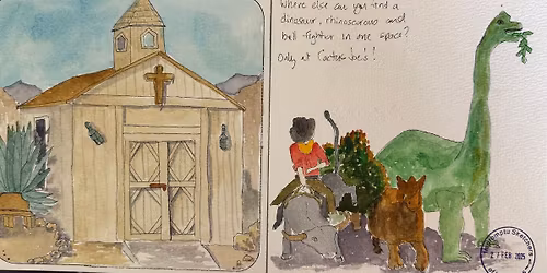 Monthly Urban Sketching at Cactus Joe's Nursery
