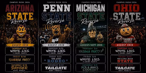 Campus Rush Penn State Welcome Week 2026